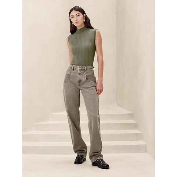 Banana Republic Nezha Merino Sleeveless Sweater Shell - M - Picture 5 of 5